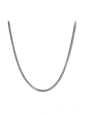 925 Sterling Silver Curb Cuban Link Chain Necklace