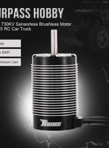 5692 Rocker 4 Poles 730KV Sensorless Brushless Motor For 1/5 RC Car Truck 17.5cm