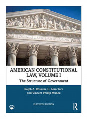American Constitutional Law, Volume I Paperback