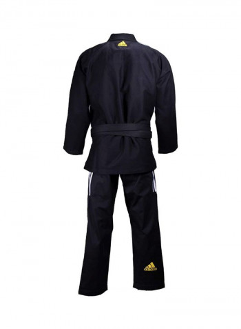 Contest Brazilian Jiu-Jitsu Uniform - Black, A3 A3