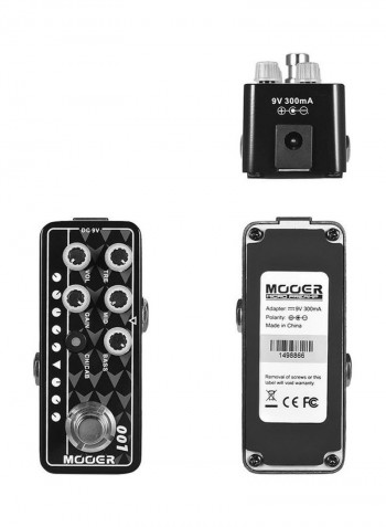 High Gain Digital Preamp Preamplifier Guitar Effect Pedal True Bypass
