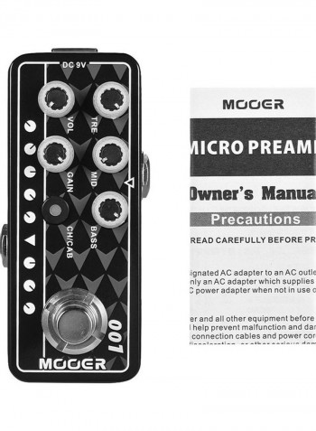 High Gain Digital Preamp Preamplifier Guitar Effect Pedal True Bypass