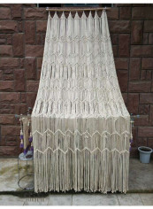 Bohemian Cotton Wedding Props Beige 304x631millimeter