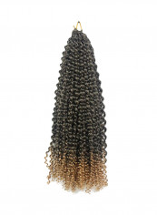 Packs Of 6 Twist Crochet Braiding Long Hair Wig T27 Brown/Black 18inch