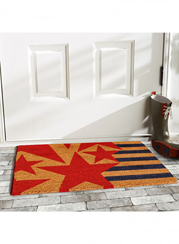 Stars And Stripes Doormat Multicolour 0.6x29x17inch
