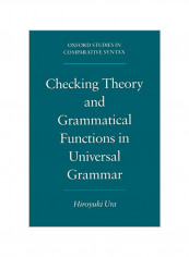 Checking Theory And Grammatical Functions In Universal Grammar Paperback