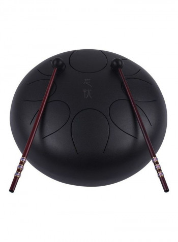 Steel Tongue Drum With Drum Mallets And Carry Bag
