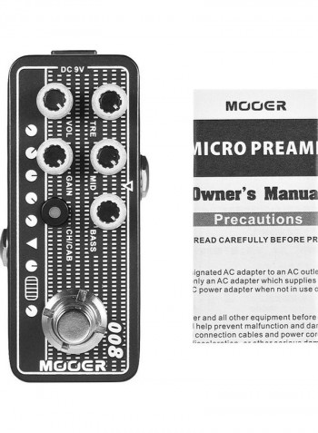 Digital Preamplifier Guitar Effect Pedal