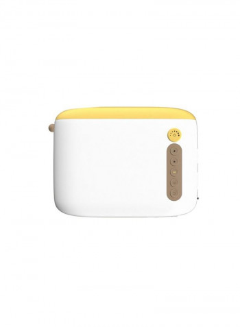 HD LED Mini Projector XD1071507 White/Yellow