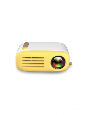 HD LED Mini Projector XD1071507 White/Yellow