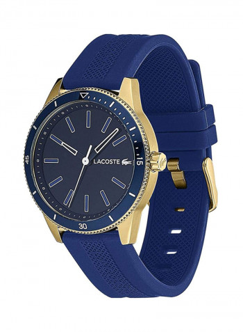 Men's Rubber Strap Analog Quartz Wrist Watch 2011008