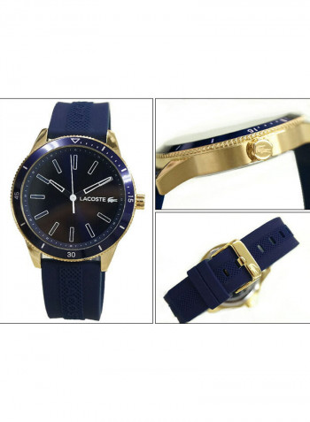 Men's Rubber Strap Analog Quartz Wrist Watch 2011008