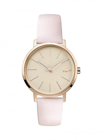 Women's Moon Leather Analog Watch 2001113