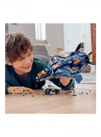 838-Piece Marvel Avengers Ultimate Quinjet Building Toy