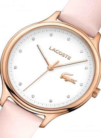 Women's Leather Analog Watch 2001087