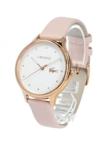 Women's Leather Analog Watch 2001087