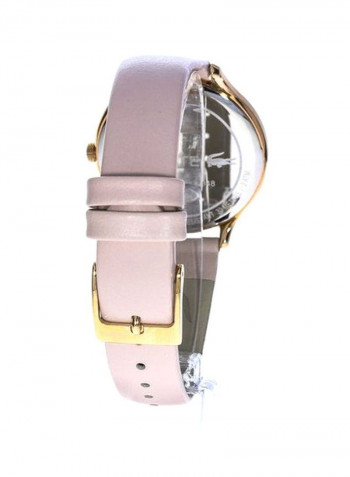 Women's Leather Analog Watch 2001087