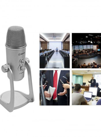 USB Condenser Microphone 1D7769 Silver