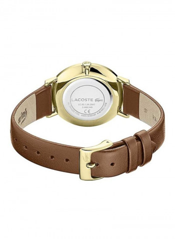 Women's Leather Analog Watch 2001106
