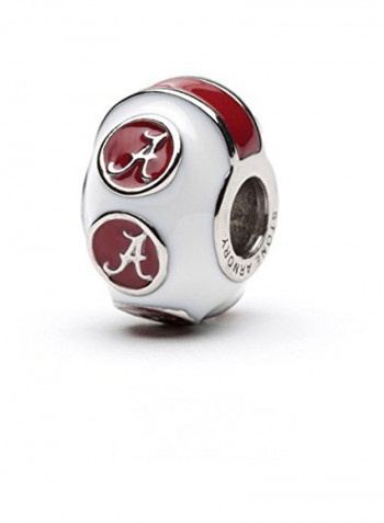 3-Piece Stainless Steel Alabama Bracelet Charm Set