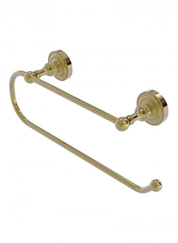 Dottingham Collection Wall Mounted Paper Towel Holder Gold