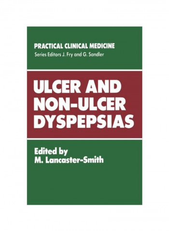 Ulcer And Non-Ulcer Dyspepsias Paperback