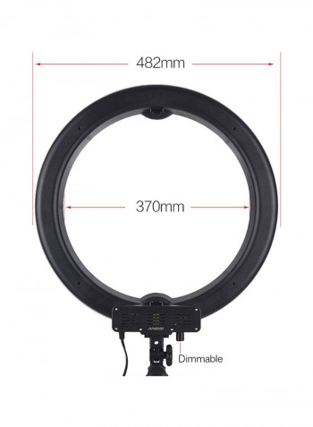 Digital Photographic Studio Ring Light 36watts Black