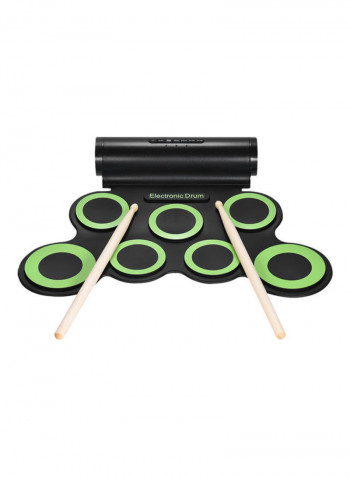 Portable Digital Stereo Electronic Drum Set