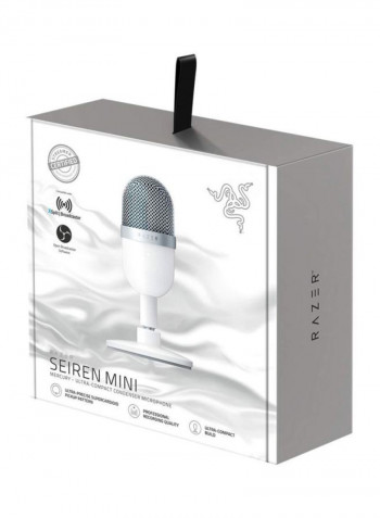 Seiren Mini USB Condenser Microphone Silver/White