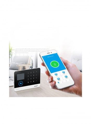 Home Alarm System Dual Network Alarm Controller Black