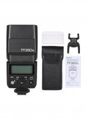 Thinklite TT350N Mini 2.4G Wireless TTL Camera Flash Master Kit Black