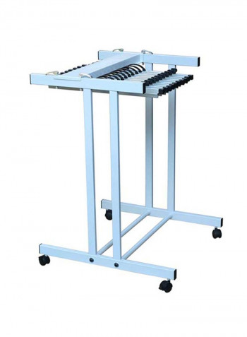 Front Loading Drawing Trolley NL-A1 Silver/Black 750x1000x760millimeter
