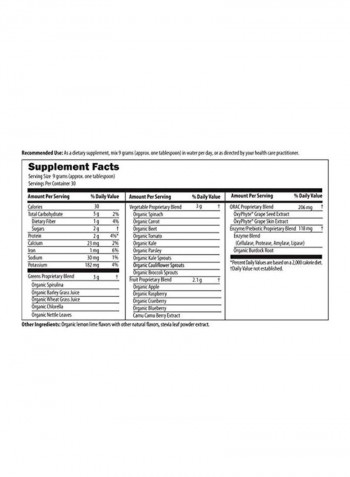 Paleo Greens Dietary Supplement - Lemon Lime