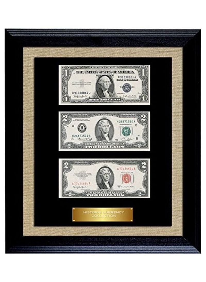 Historic Currency Collection Frame 16X14X1inch