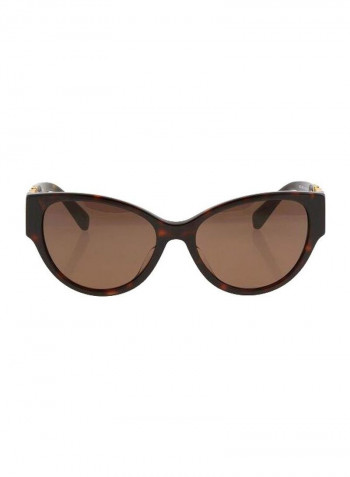 Women's Full Rim Cat Eye Sunglasses - Lens Size: 56 mm