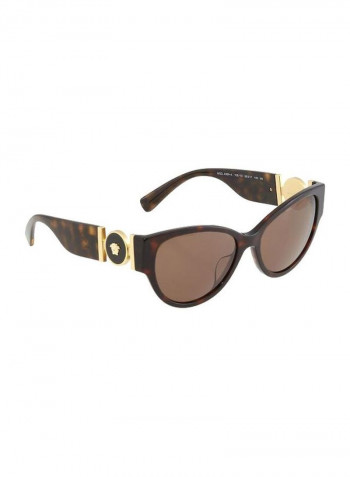 Women's Full Rim Cat Eye Sunglasses - Lens Size: 56 mm