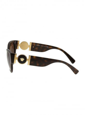 Women's Full Rim Cat Eye Sunglasses - Lens Size: 56 mm