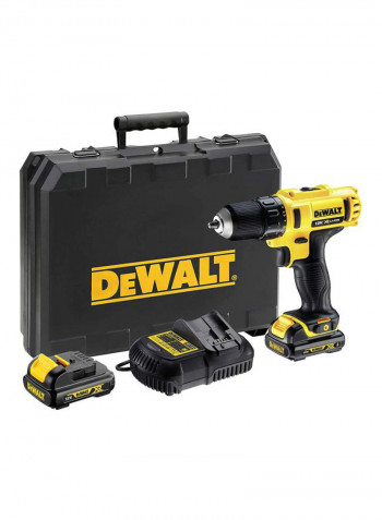 Handheld Cordless Drill Driver Tool Set 180W Yellow/Black