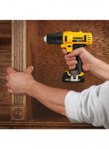 Handheld Cordless Drill Driver Tool Set 180W Yellow/Black