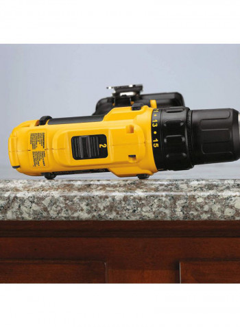 Handheld Cordless Drill Driver Tool Set 180W Yellow/Black
