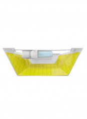 Electric Fly Insect Trap UV Lamp Bug Zapper White/Yellow 460x155x175millimeter