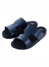 Japanese Massager Musashi Sandals Snake Blue/Black