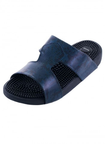 Japanese Massager Musashi Sandals Snake Blue/Black
