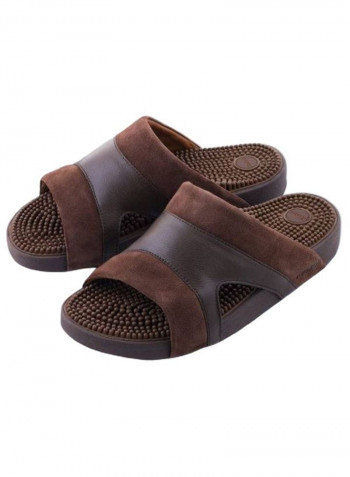 Japanese Massager Osaka Sandals Brown