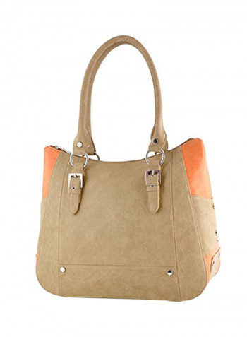 Polyester Blend Shoulder Bag Orange
