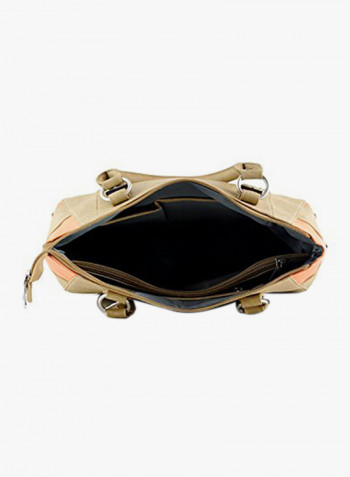 Polyester Blend Shoulder Bag Orange