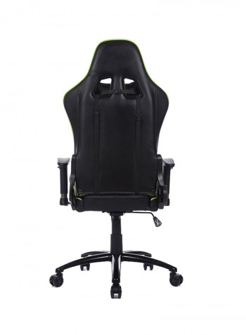 Adjustable Gaming Chair With Lumbar Cushion Green/Black