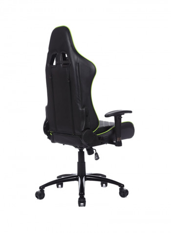 Adjustable Gaming Chair With Lumbar Cushion Green/Black