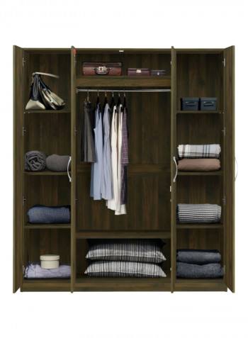 Kulltorp Door Wardrobe Brown/Black