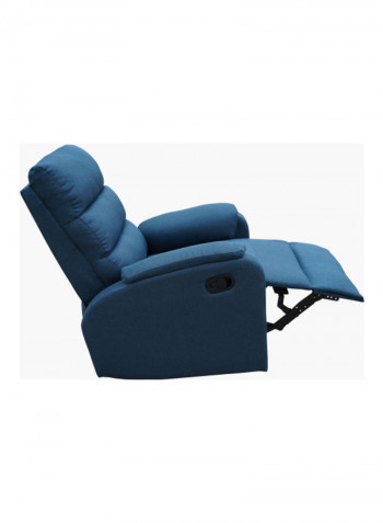 Sergio 1-Seater Recliner With Rocker Blue 98 x 71 x 95cm